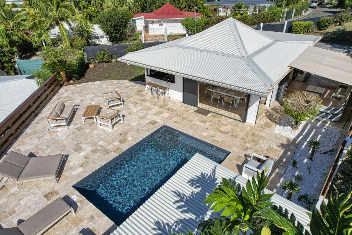 38.Location villa piscine Saint François Guadeloupe- Exterieurs